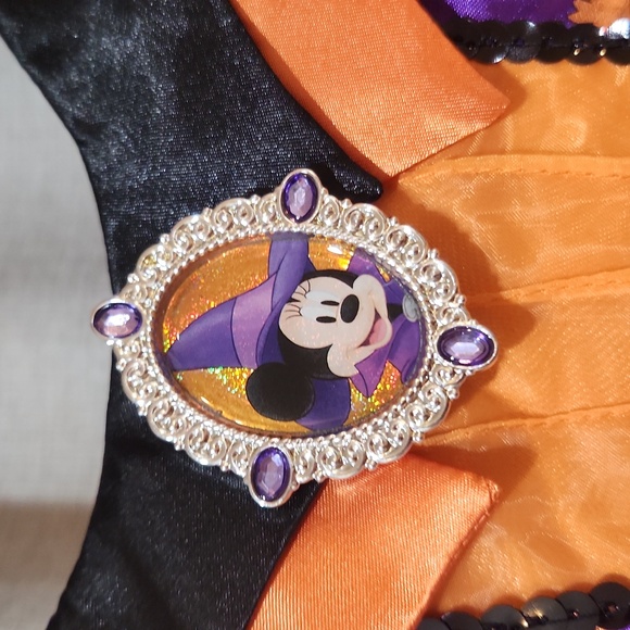 Disney Parks Minnie Witch Kids Halloween Costume NWT - Picture 2 of 6